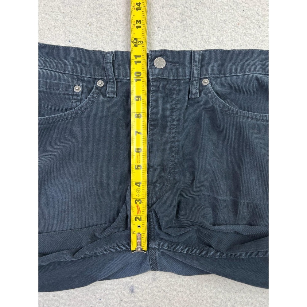 Levis 514 Mens 36x34 Black Corduroy Straight Leg Stretch Pants 00514-0090 - Picture 14 of 16